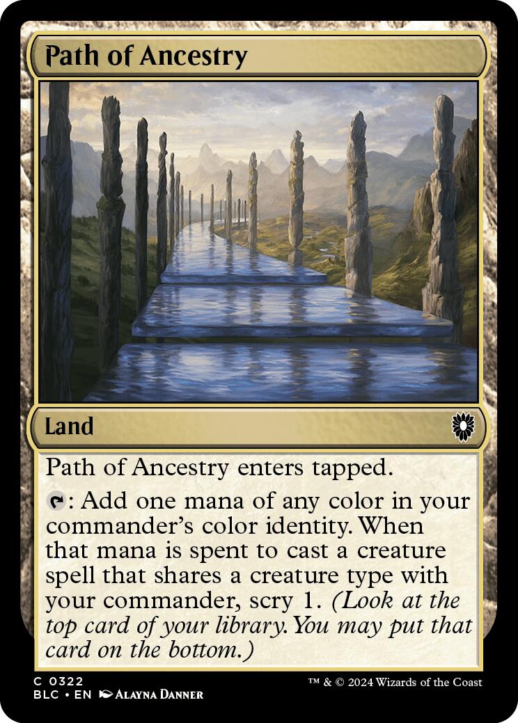 Path of Ancestry [Bloomburrow Commander] | Exor Games Bridgewater