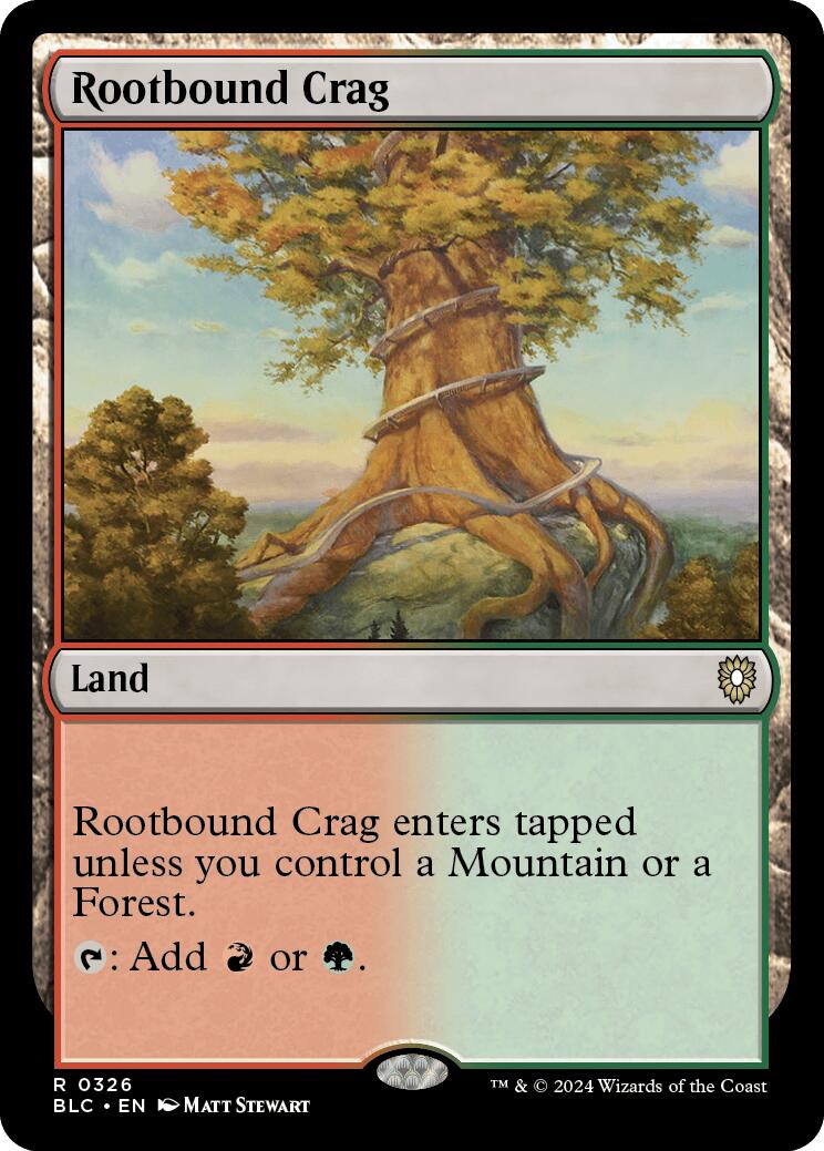 Rootbound Crag [Bloomburrow Commander] | Exor Games Bridgewater