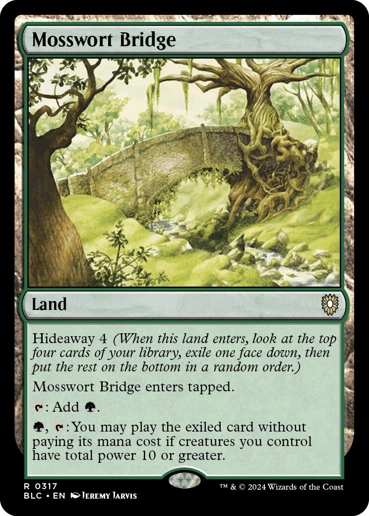 Mosswort Bridge [Bloomburrow Commander] | Exor Games Bridgewater
