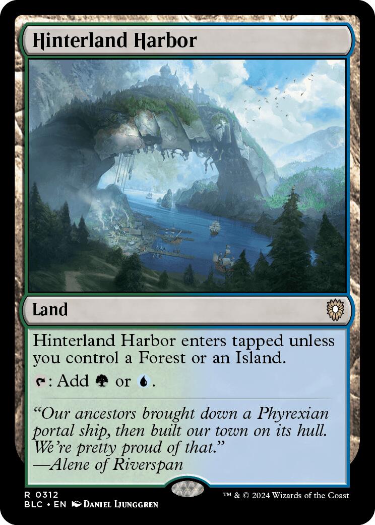 Hinterland Harbor [Bloomburrow Commander] | Exor Games Bridgewater
