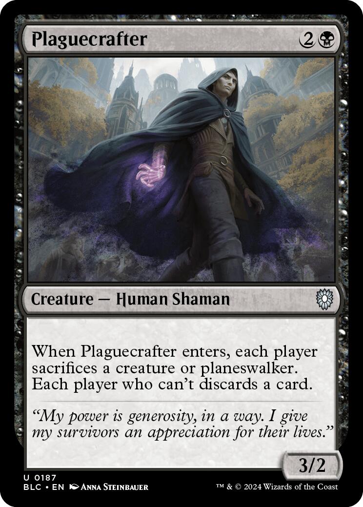 Plaguecrafter [Bloomburrow Commander] | Exor Games Bridgewater