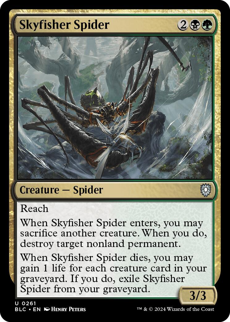 Skyfisher Spider [Bloomburrow Commander] | Exor Games Bridgewater