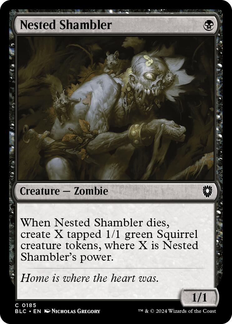 Nested Shambler [Bloomburrow Commander] | Exor Games Bridgewater