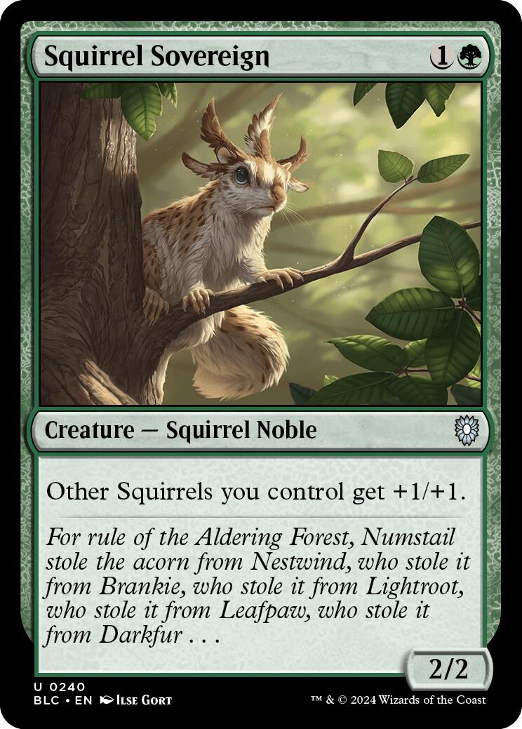 Squirrel Sovereign [Bloomburrow Commander] | Exor Games Bridgewater