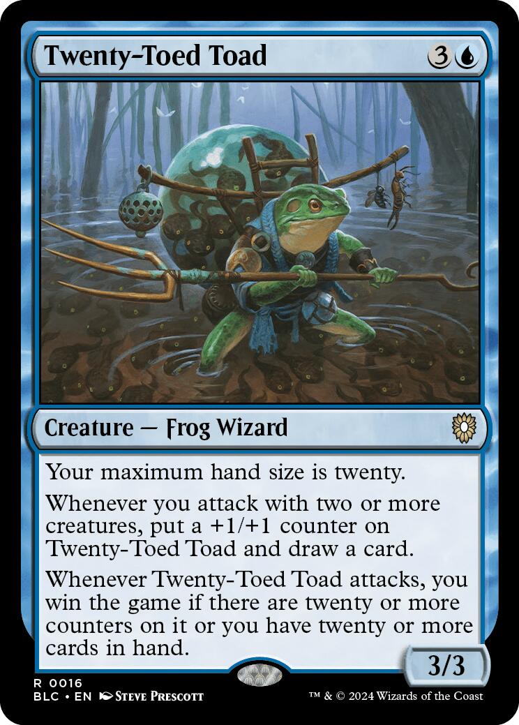 Twenty-Toed Toad [Bloomburrow Commander] | Exor Games Bridgewater