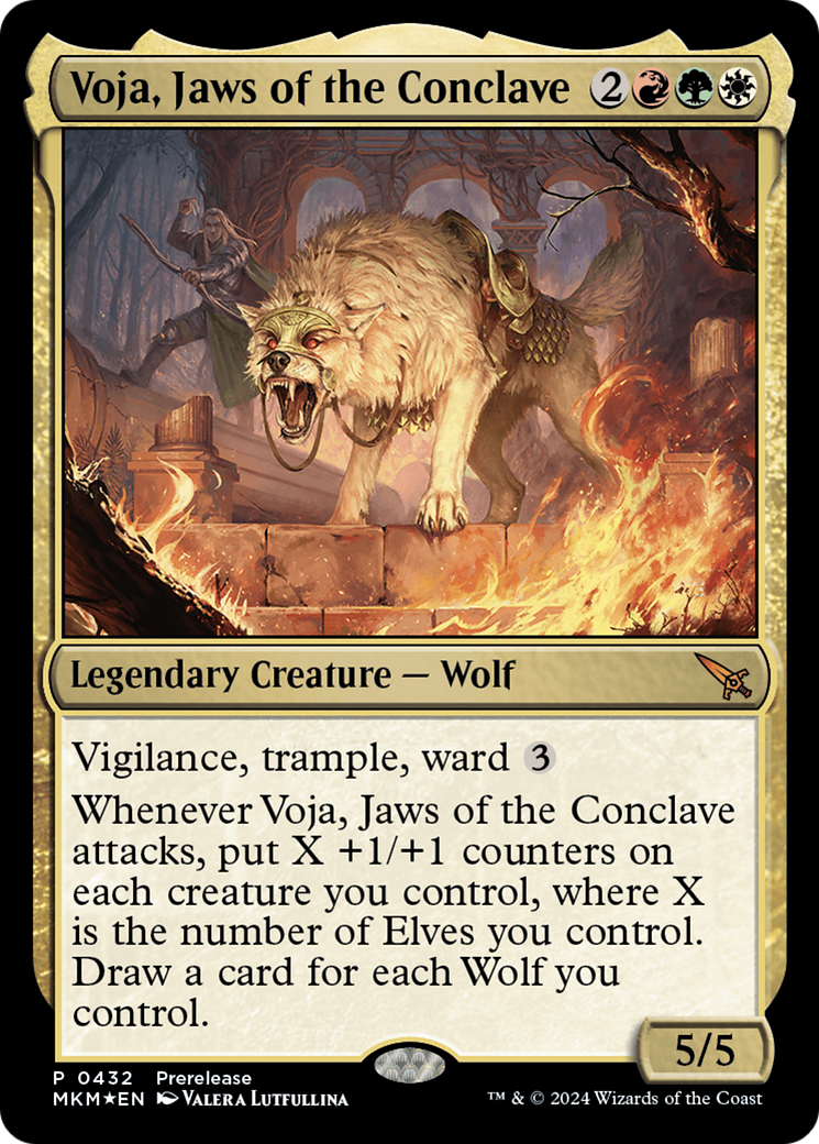 Voja, Jaws of the Conclave [Murders at Karlov Manor Prerelease Promos] | Exor Games Bridgewater