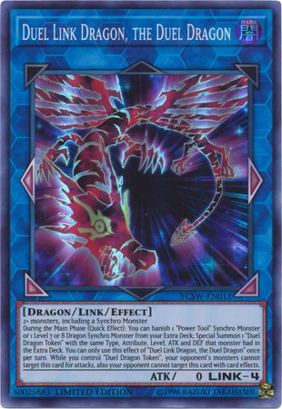 Duel Link Dragon, the Duel Dragon [YCSW-EN012] Super Rare | Exor Games Bridgewater