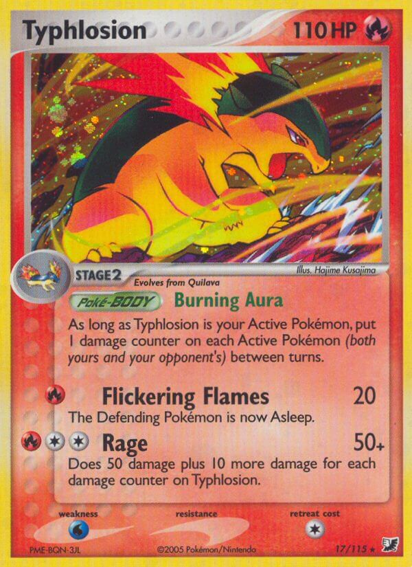 Typhlosion(17/115) (Theme Deck Exclusive) [EX: Unseen Forces] | Exor Games Bridgewater