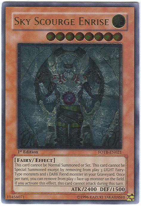 Sky Scourge Enrise [FOTB-EN021] Ultimate Rare | Exor Games Bridgewater