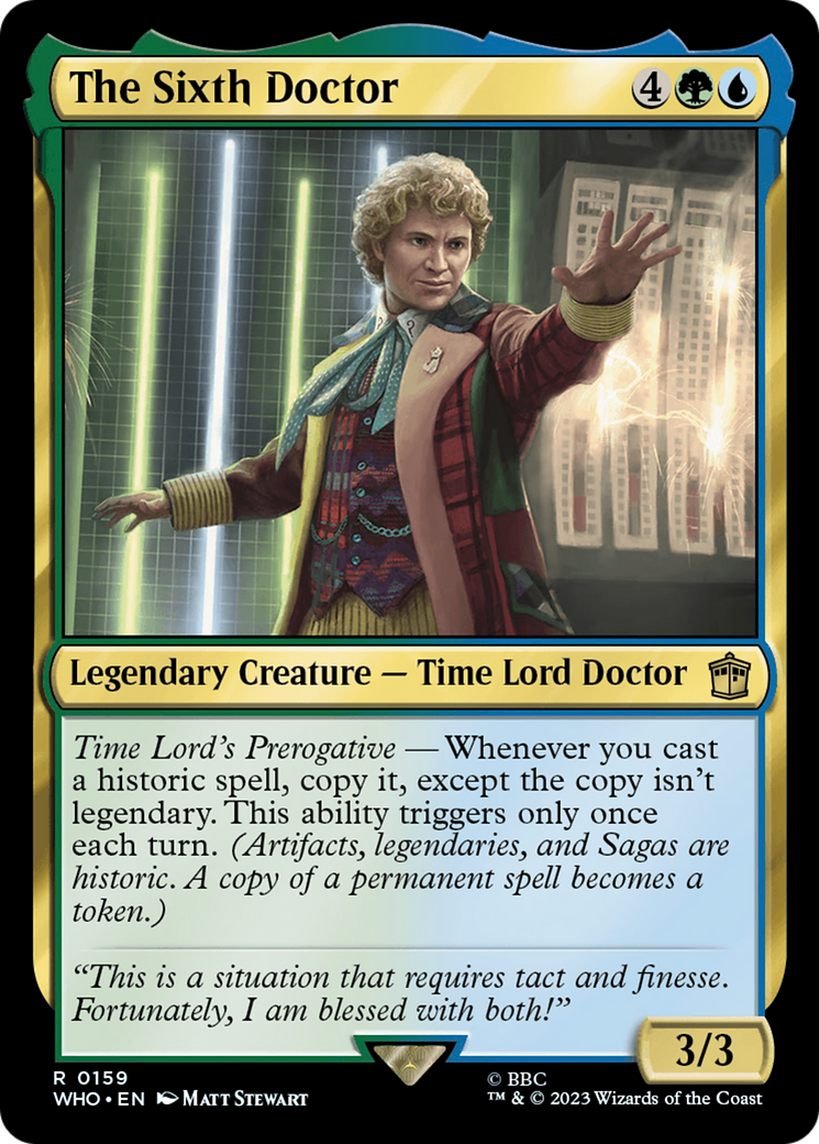 The Sixth Doctor [Doctor Who] | Exor Games Bridgewater