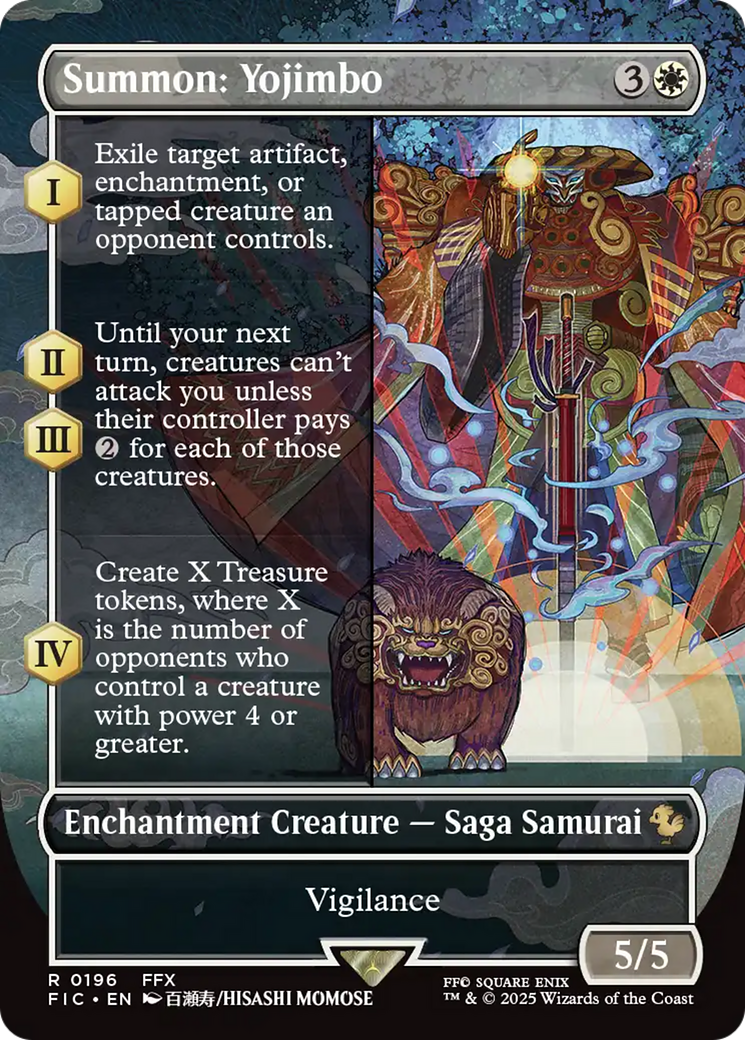 Summon: Yojimbo (Borderless) [FINAL FANTASY Commander] | Exor Games Bridgewater