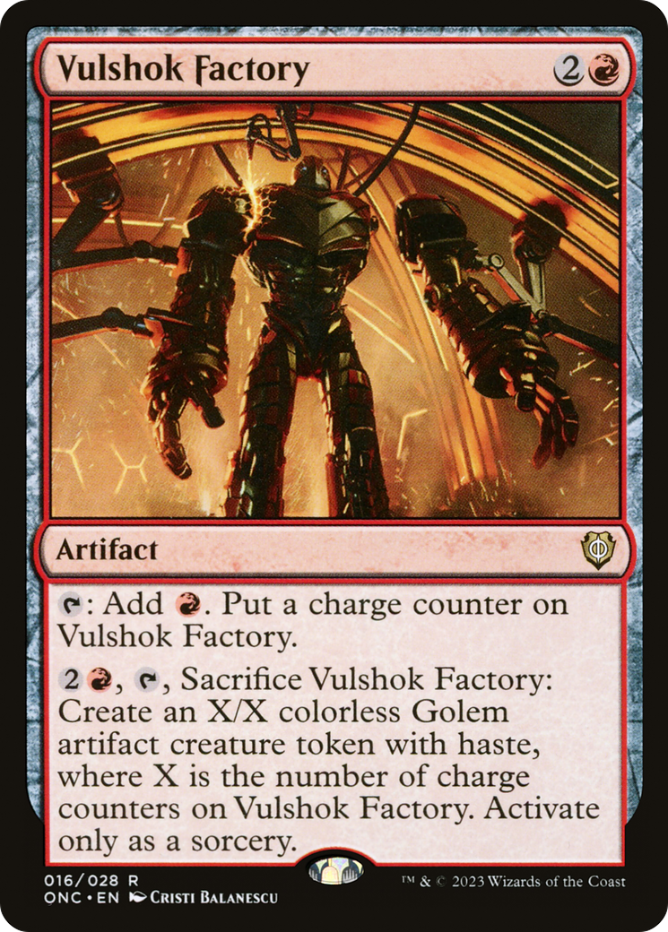 Vulshok Factory [Phyrexia: All Will Be One Commander] | Exor Games Bridgewater