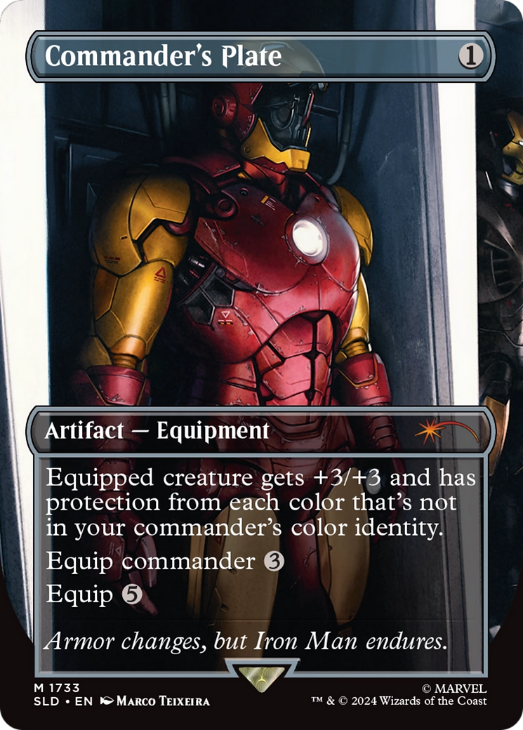 Commander's Plate (1733) (Rainbow Foil) [Secret Lair Drop Series] | Exor Games Bridgewater
