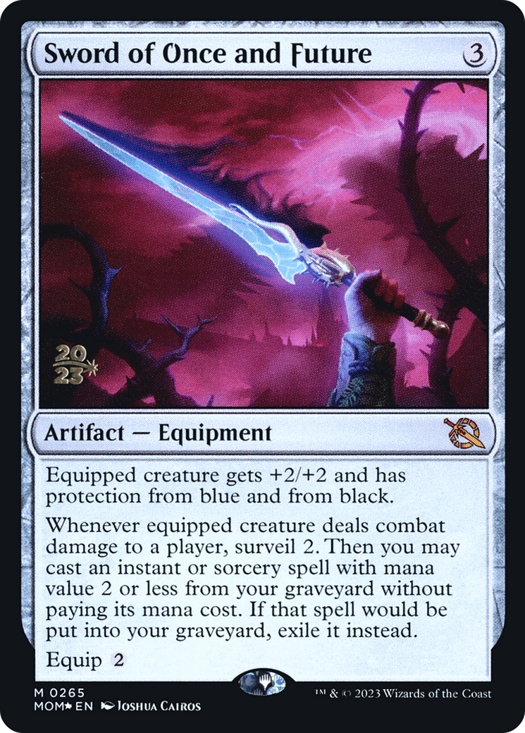 Sword of Once and Future [March of the Machine Prerelease Promos] | Exor Games Bridgewater