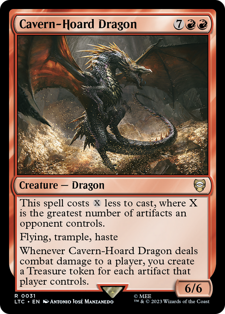 Cavern-Hoard Dragon [The Lord of the Rings: Tales of Middle-Earth Commander] | Exor Games Bridgewater