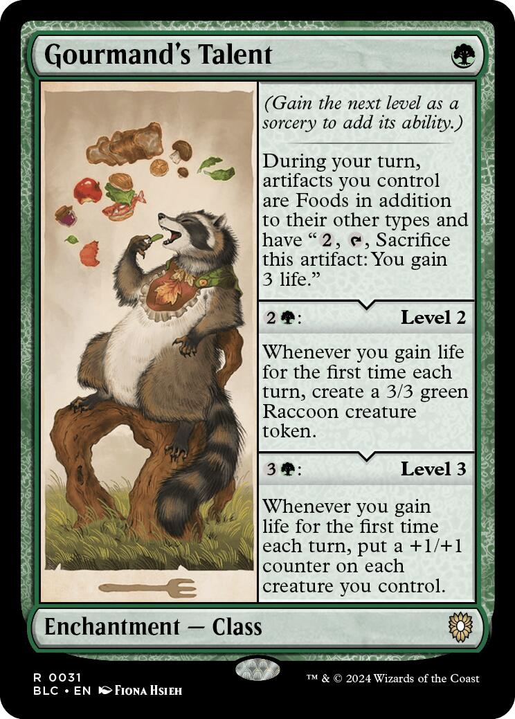 Gourmand's Talent [Bloomburrow Commander] | Exor Games Bridgewater