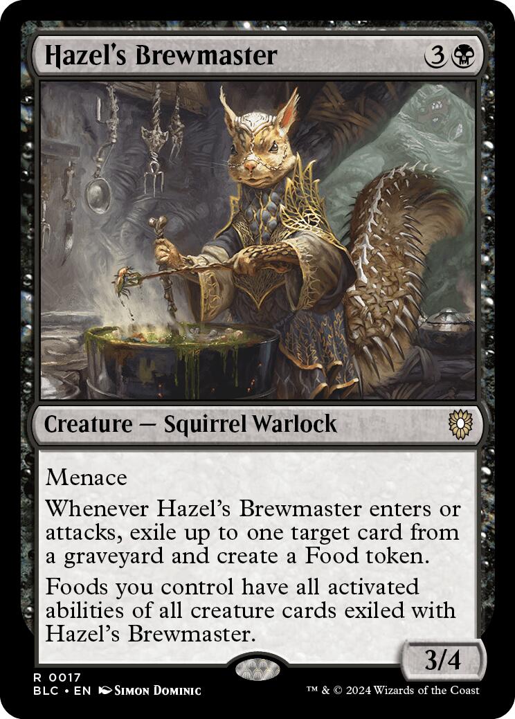 Hazel's Brewmaster [Bloomburrow Commander] | Exor Games Bridgewater