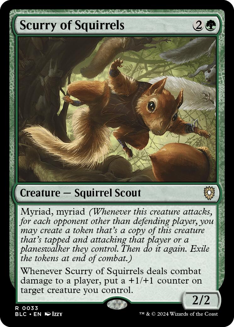 Scurry of Squirrels [Bloomburrow Commander] | Exor Games Bridgewater