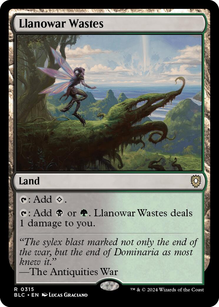 Llanowar Wastes [Bloomburrow Commander] | Exor Games Bridgewater