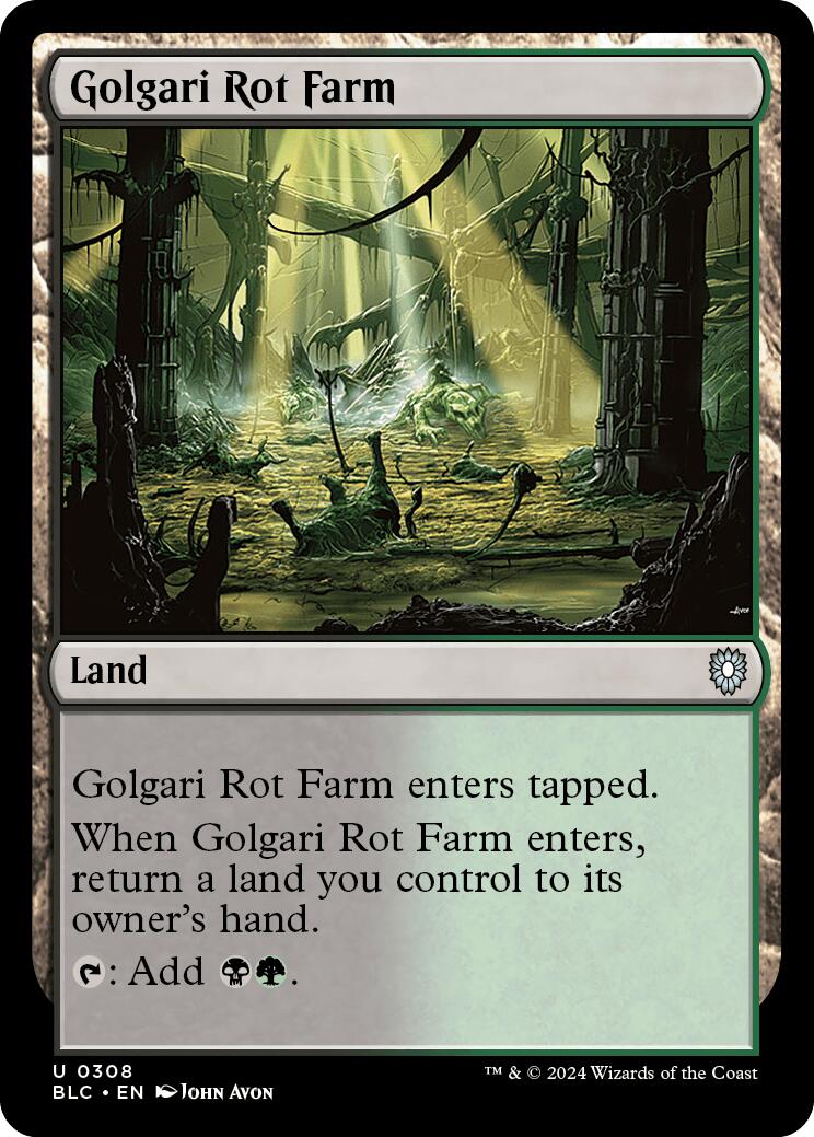 Golgari Rot Farm [Bloomburrow Commander] | Exor Games Bridgewater