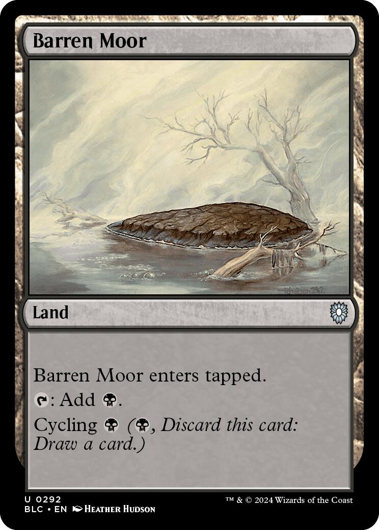 Barren Moor [Bloomburrow Commander] | Exor Games Bridgewater