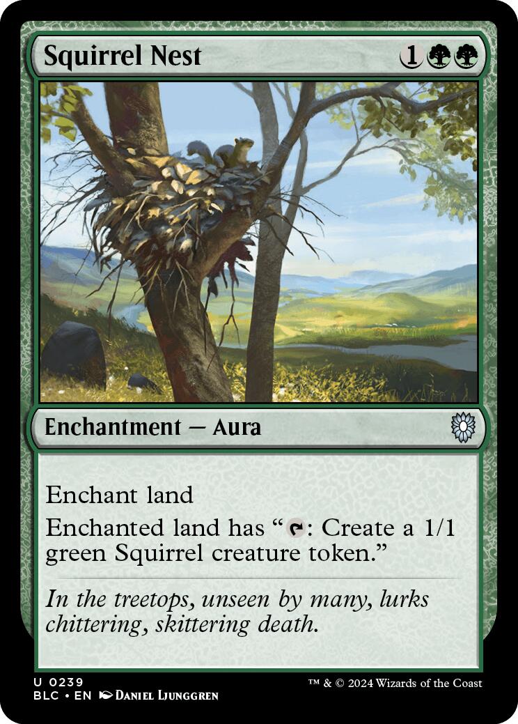 Squirrel Nest [Bloomburrow Commander] | Exor Games Bridgewater