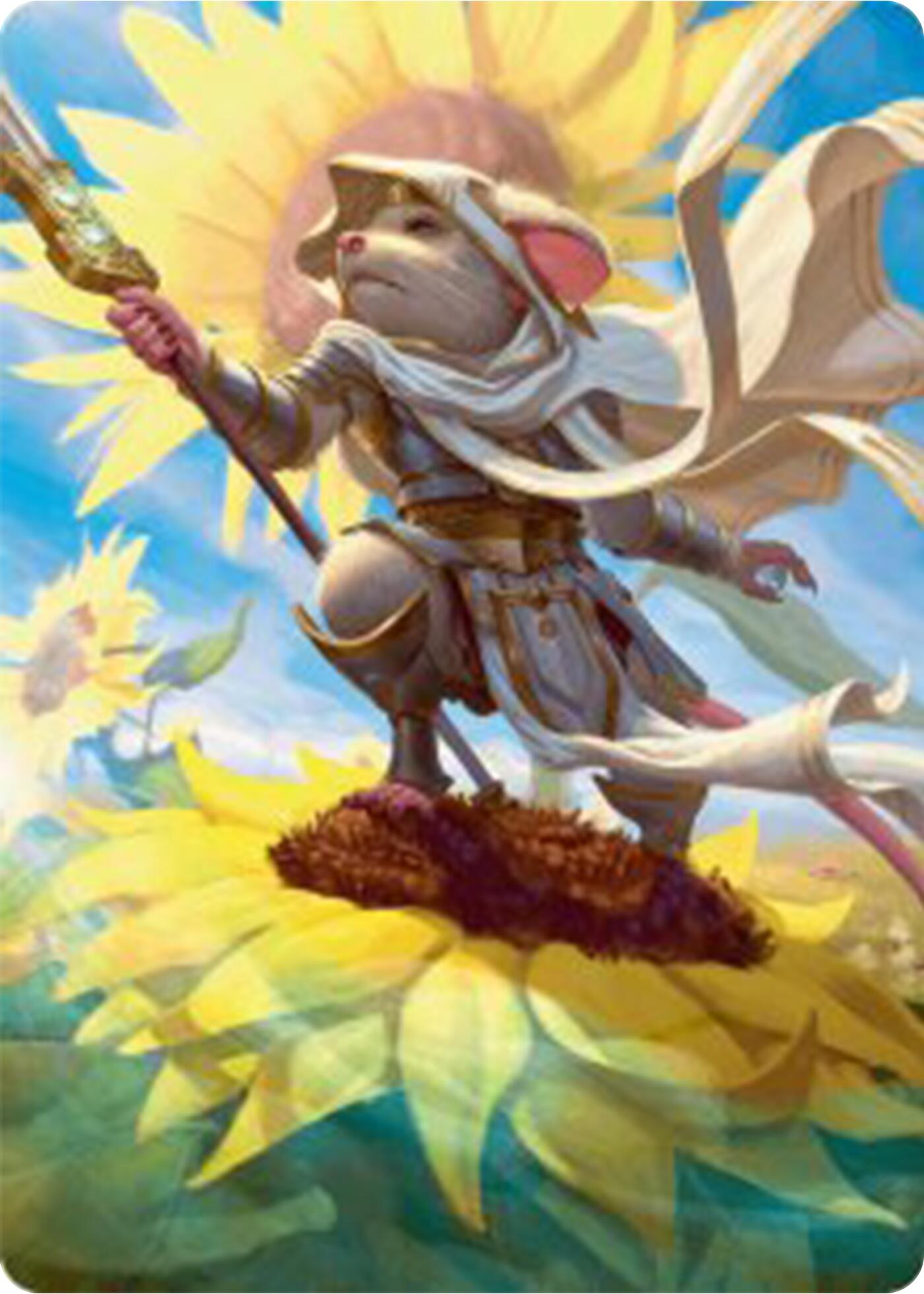 Elspeth, Sun's Champion Art Card [Bloomburrow Art Series] | Exor Games Bridgewater