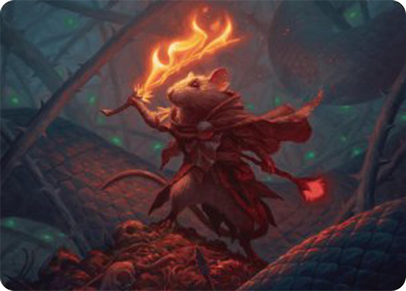 Emberheart Challenger Art Card [Bloomburrow Art Series] | Exor Games Bridgewater