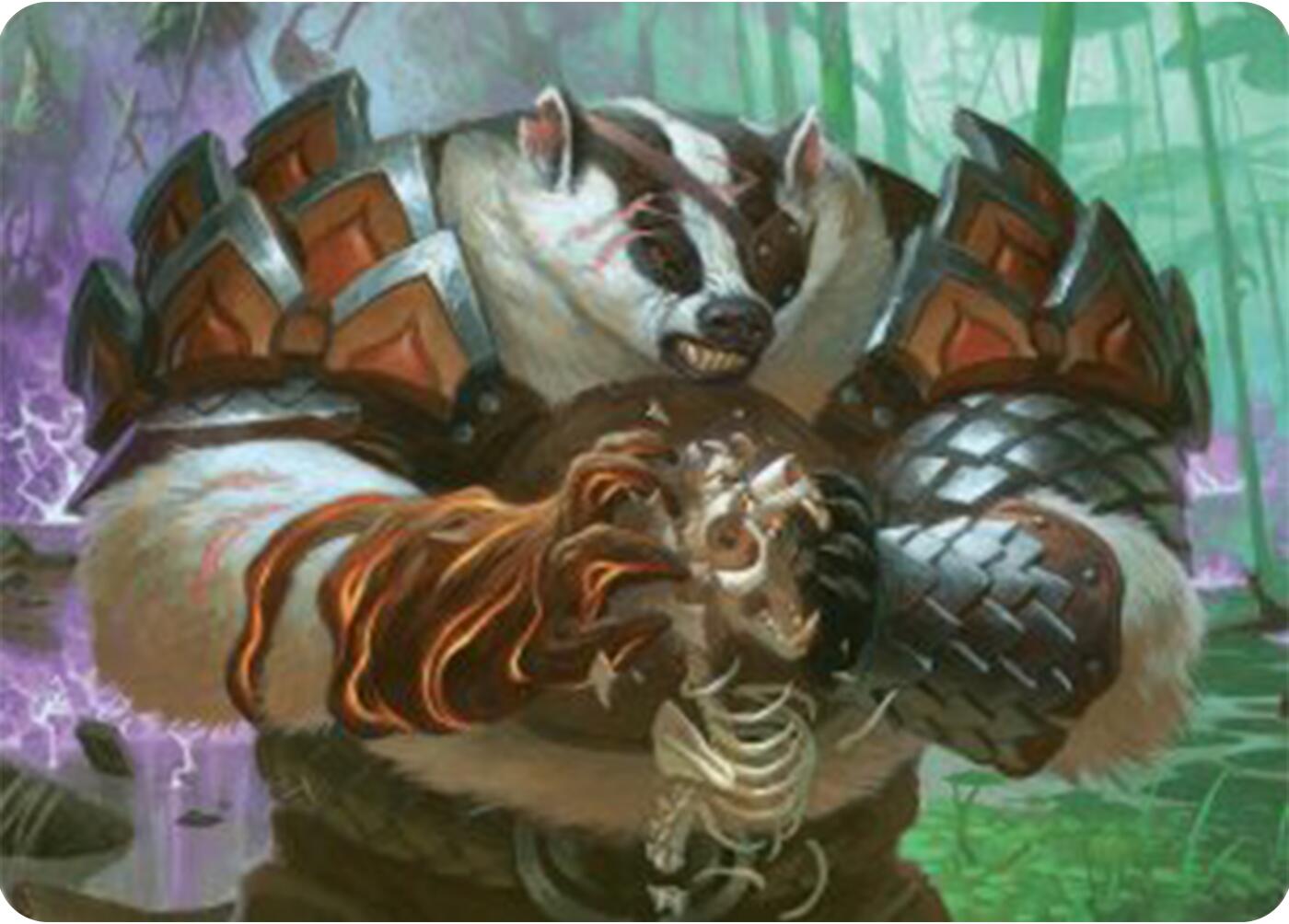 Hugs, Grisly Guardian Art Card [Bloomburrow Art Series] | Exor Games Bridgewater