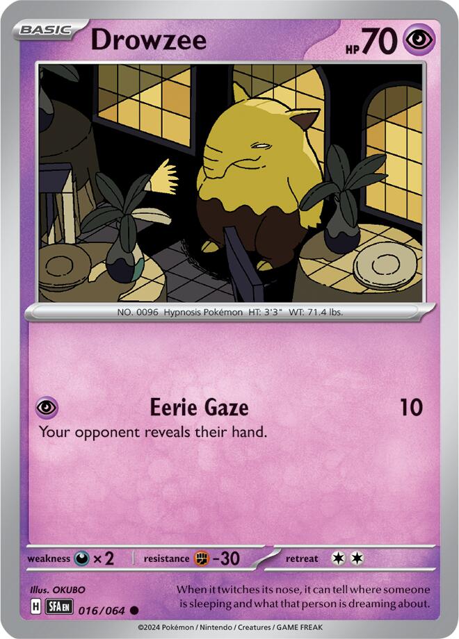 Drowzee (016/064) [Scarlet & Violet: Shrouded Fable] | Exor Games Bridgewater