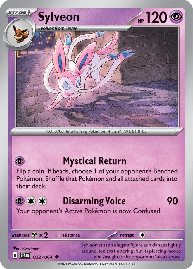 Sylveon (022/064) [Scarlet & Violet: Shrouded Fable] | Exor Games Bridgewater