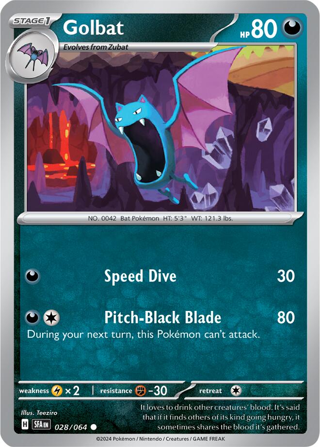 Golbat (028/064) [Scarlet & Violet: Shrouded Fable] | Exor Games Bridgewater