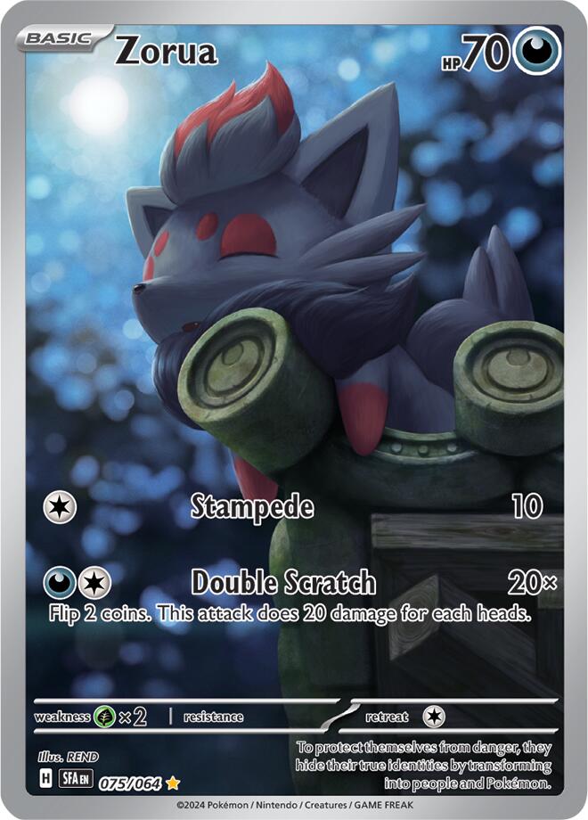 Zorua (075/064) [Scarlet & Violet: Shrouded Fable] | Exor Games Bridgewater