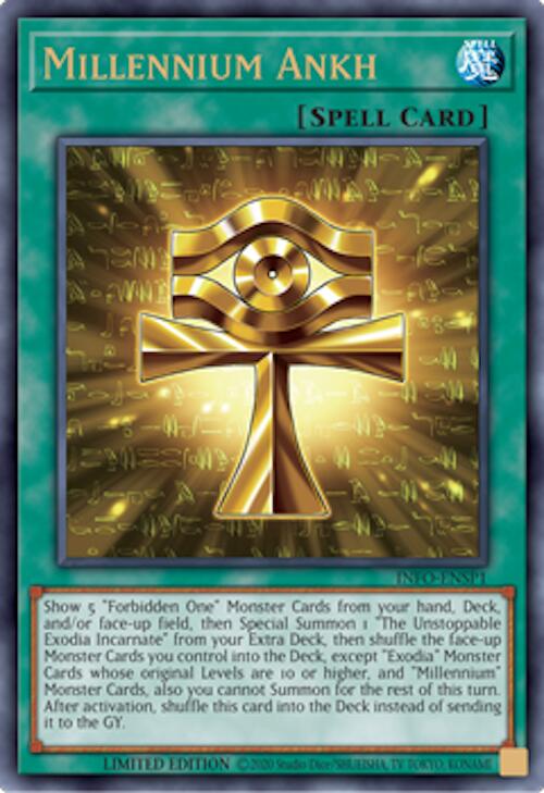 Millennium Ankh (INFO-ENSP1) [INFO-ENSP1] Secret Rare | Exor Games Bridgewater