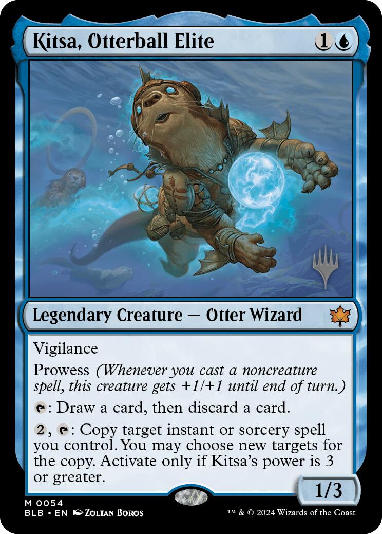 Kitsa, Otterball Elite (Promo Pack) [Bloomburrow Promos] | Exor Games Bridgewater