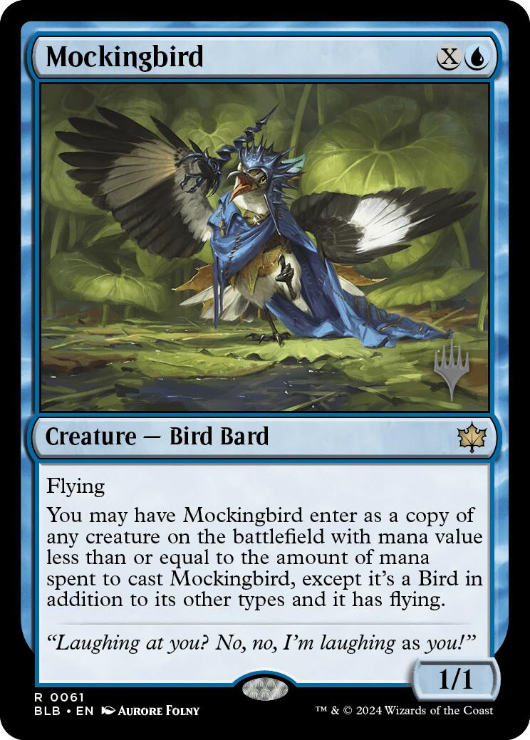 Mockingbird (Promo Pack) [Bloomburrow Promos] | Exor Games Bridgewater