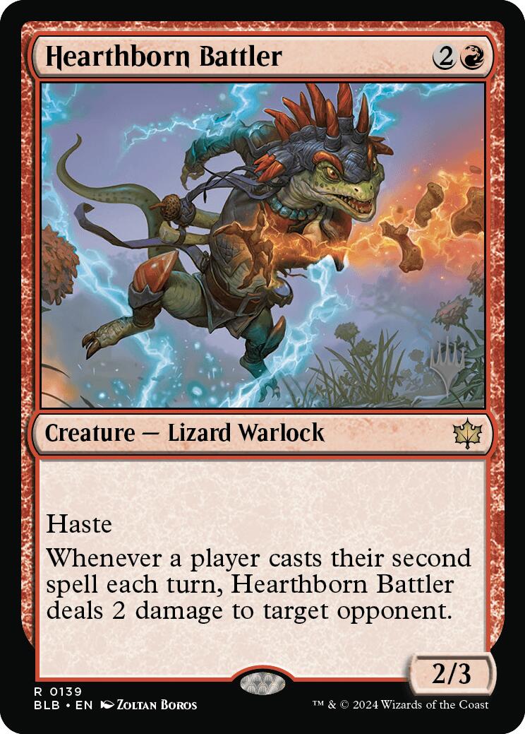 Hearthborn Battler (Promo Pack) [Bloomburrow Promos] | Exor Games Bridgewater