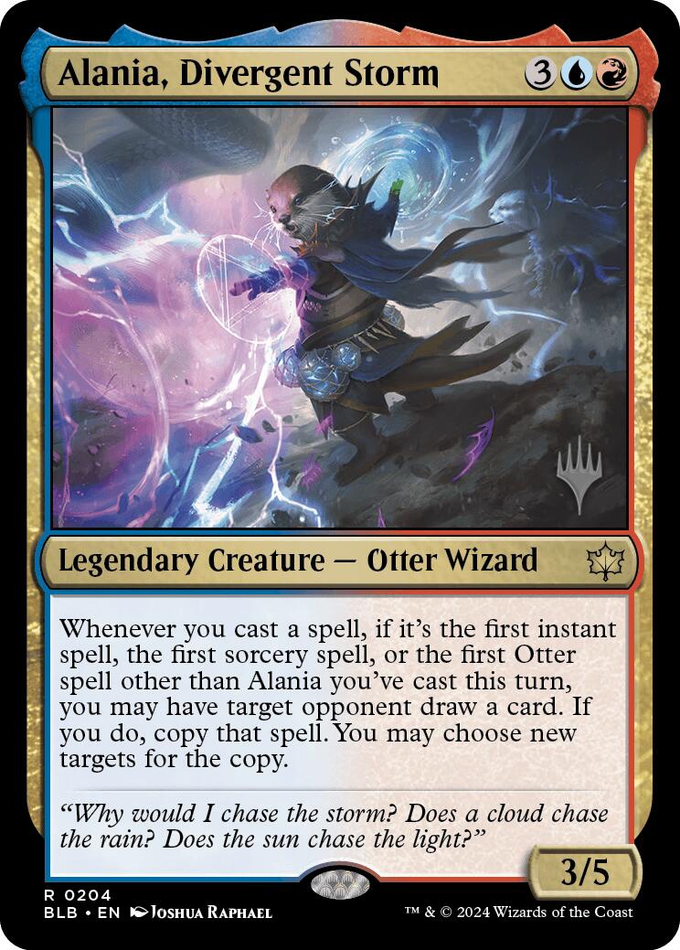 Alania, Divergent Storm (Promo Pack) [Bloomburrow Promos] | Exor Games Bridgewater