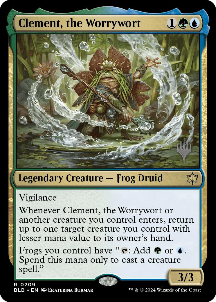 Clement, the Worrywort (Promo Pack) [Bloomburrow Promos] | Exor Games Bridgewater