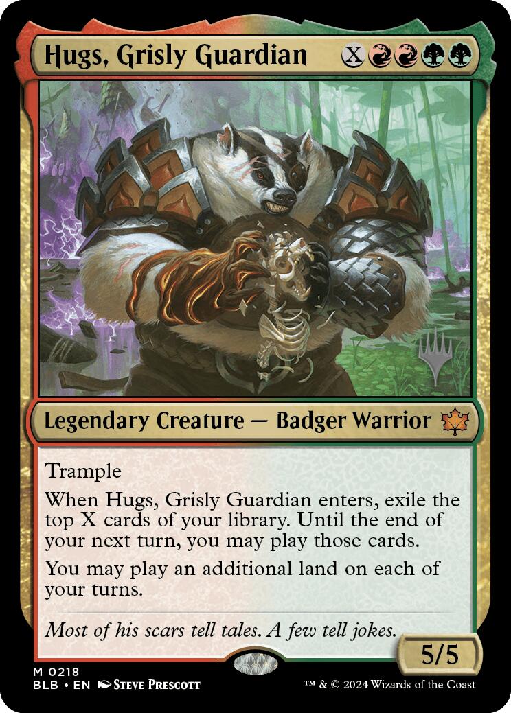 Hugs, Grisly Guardian (Promo Pack) [Bloomburrow Promos] | Exor Games Bridgewater