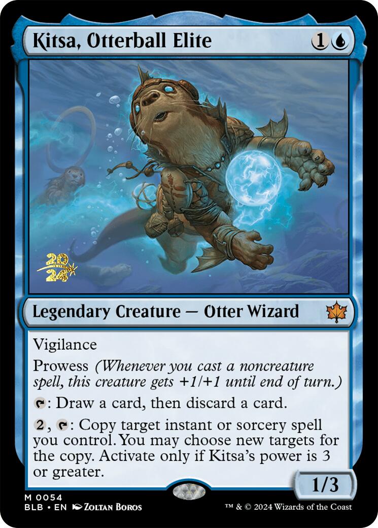 Kitsa, Otterball Elite [Bloomburrow Prerelease Promos] | Exor Games Bridgewater