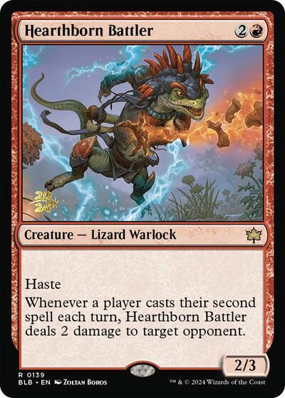 Hearthborn Battler [Bloomburrow Prerelease Promos] | Exor Games Bridgewater