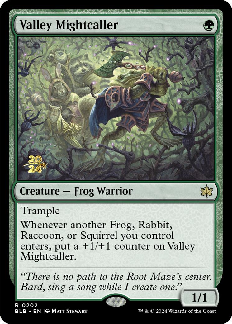 Valley Mightcaller [Bloomburrow Prerelease Promos] | Exor Games Bridgewater