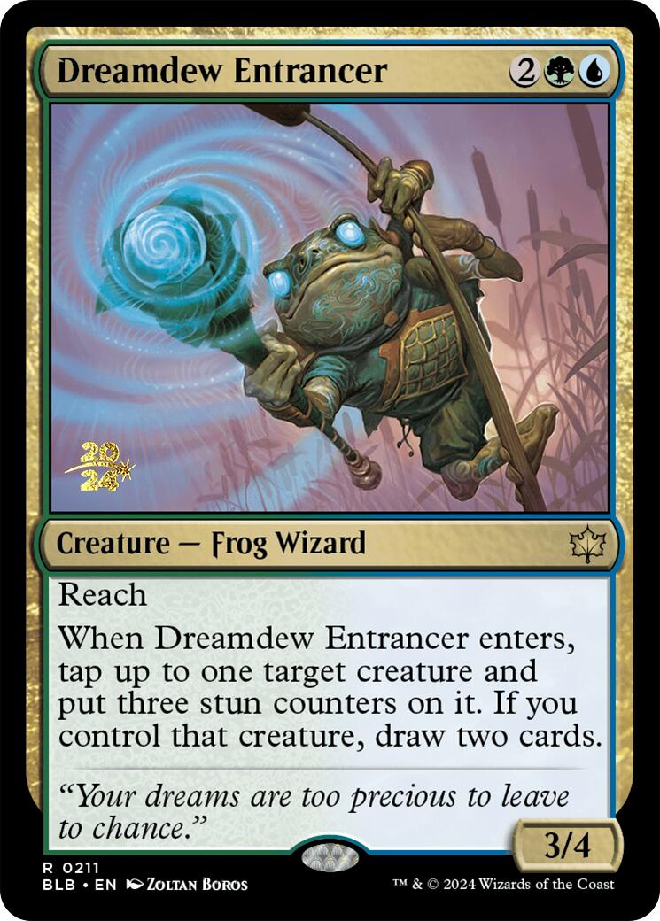 Dreamdew Entrancer [Bloomburrow Prerelease Promos] | Exor Games Bridgewater