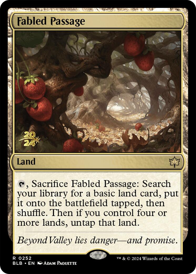 Fabled Passage [Bloomburrow Prerelease Promos] | Exor Games Bridgewater