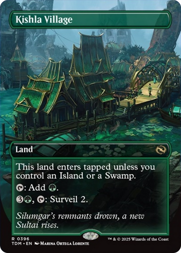 Kishla Village (Borderless) [Tarkir: Dragonstorm] | Exor Games Bridgewater