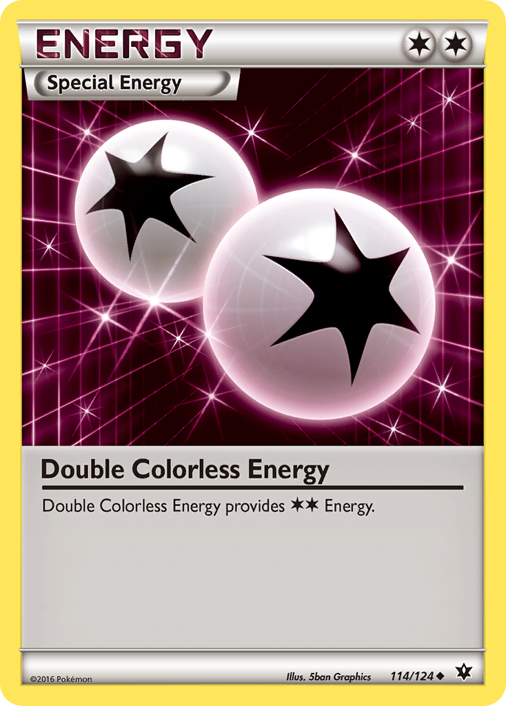 Double Colorless Energy (114/124) [XY: Fates Collide] | Exor Games Bridgewater