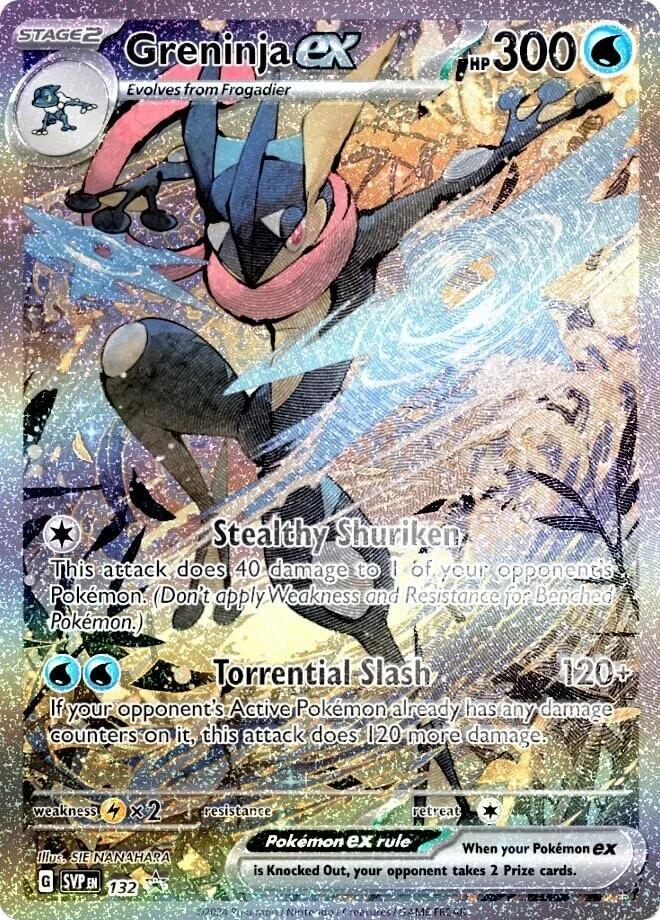 Greninja ex (132) [Scarlet & Violet: Black Star Promos] | Exor Games Bridgewater