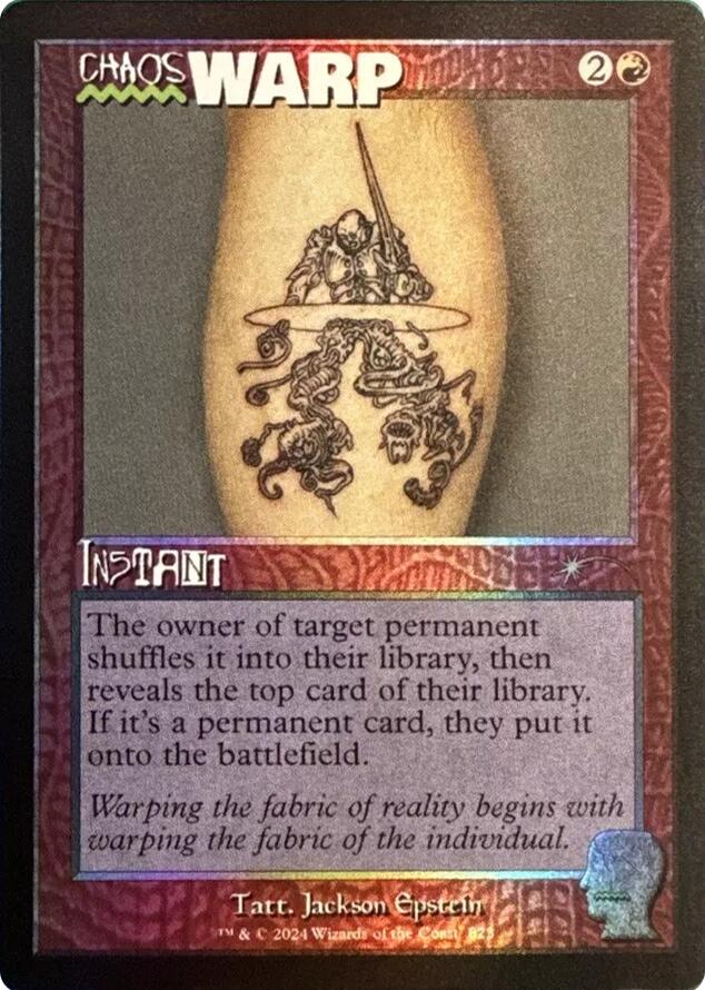 Chaos Warp (Rainbow Foil) [Secret Lair Drop Series] | Exor Games Bridgewater