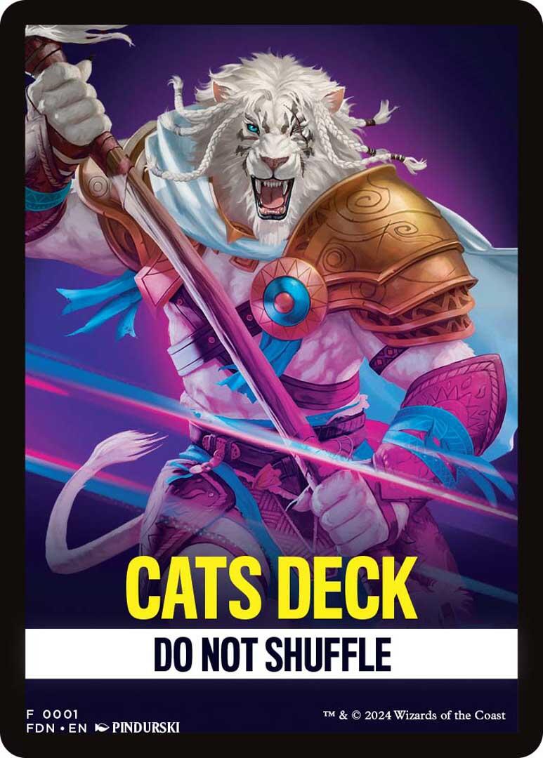 Cats Deck Theme Card [Foundations Tokens] | Exor Games Bridgewater